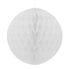 White Honeycomb Ball Decoration 20cm  (8")