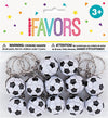 Soccer Ball Keychain Party Favours Pack of 12