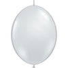 15cm Qualatex Latex Small Link Balloon Clear Each