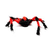 Large Spooky Hollow Spider Black & Red Halloween Decoration