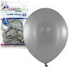 Metallic Silver 30cm Balloons 25pk