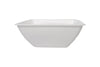 Large 27.5CM Recyclable Square Bowl 2PK