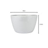 10CM White Round Melamine Side Bowl