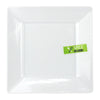 20cm Small White Square Melamine Plate