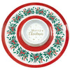 Christmas Berries Melamine Chip & Dip Platter