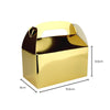 6pcs Meallic Gold Treat / Lolly Return Gift Box With Handle