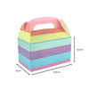 Pastel Rainbow Treat / Lolly Return Gift Boxes With Handle