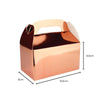 Rose Gold Treat / Lolly Return Gift Boxes With Handle