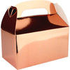 Rose Gold Treat / Lolly Return Gift Boxes With Handle