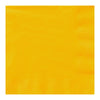 Yellow Small Paper Napkins Serviettes 20PK