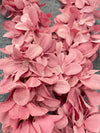 165cm Long Rattan Flower Garland - Rose Pink