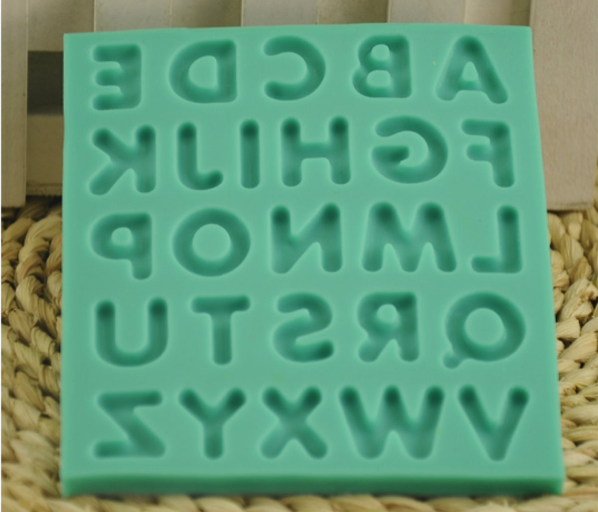 Uppercase 26 Alphabets Letters Silicone Fondant Mould Set – Top Party ...