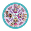 LOL Surprise Small Round Paper Plates 8PK