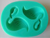 Swan 2pk Silicone Fondant Mould