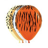 Sempertex Jungle Animals Print Latex 30cm Balloons 12Pk