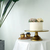 Vintage Gold Metal Cake Dessert Stand 12inched 30cm