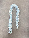 165cm Long Rattan Flower Garland - Light Blue