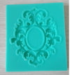 Single Vintage Mirror Frame Silicone Fondant Mould