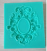 Single Vintage Mirror Frame Silicone Fondant Mould