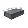 Large 43x34x12cm Premium Magnetic Gift Box Black Grazing /Hamper Box