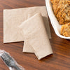 16.5x16.5cm Kraft Brown  Napkins Pack of 20