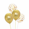 Eid Mubarak Gold & Confetti Balloons