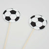 Soccer Ball Cupcake Toppers