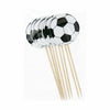 Soccer Ball Cupcake Toppers