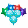 7PK Happy Diwali Foil Balloons Bouquet