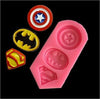 Super Hero Batman Badge Silicone Fondant Mould