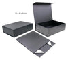 Small 35x27x9.5cm Premium Magnetic Gift Box Black Grazing /Hamper Box