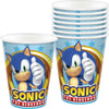 Sonic The Hedgehog Paper Cups 266ml 8PK