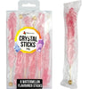 Watermelon Favored Lolliland Crystal Sticks 6 Pack -Light Pink